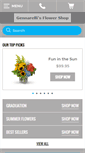 Mobile Screenshot of gennarellisflowers.com